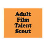 Adult Film Talent Scout postcards