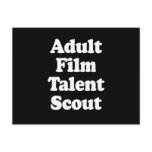 ADULT FILM TALENT SCOUT postcards