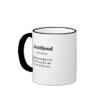 Adulthood Definition Mug
