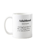 Adulthood Definition Mug