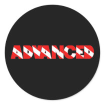 Advanced Diver Text Design Shirt