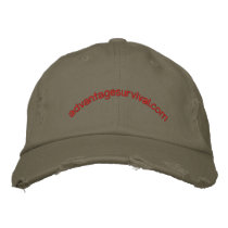 advantagesurvival.com embroidered baseball cap