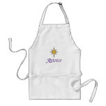Advent star rejoice apron