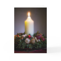 Advent Wreath • Christmas Greeting Card