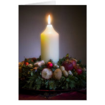 Advent Wreath • Christmas Greeting Card