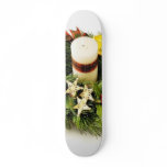 Advent Wreath On White Background skateboards