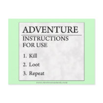 Adventure Instructions
