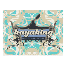 Adventure Sport Kayaking Tshirts and Gifts Postcards