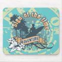 Adventure Surfing Tshirts and Gifts mousepads