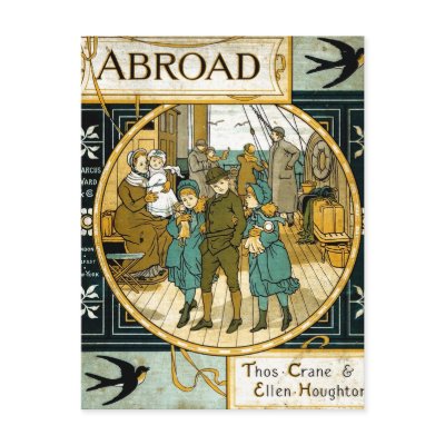 Adventures Abroad by Ship Postcard by tnmpastperfect
