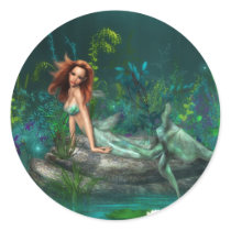 Adventurine Mermaid Sticker