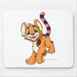 Adventurous orange Kougra mousepads