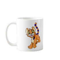 Adventurous orange Kougra mugs