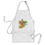 Adventurous orange Kougra on Mystery Island aprons