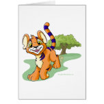 Adventurous orange Kougra on Mystery Island cards
