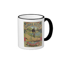 Advert for the Columbia Bicycle Mugs
