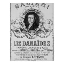 Advertisement for 'Les Danaides' Postcards