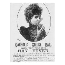 Advertisement for the Carbolic Smoke Ball Postcards