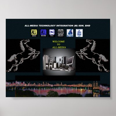 advertisement of computer posters by cheahweikean