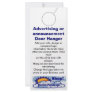 Advertising DOOR HANGER promotion tags Custom Rack Card