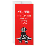 Advertising map with Doggenlogo Custom Rack Cards