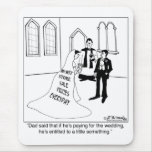 Advertising on a Wedding Gown
