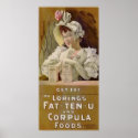Advertising Poster for Get Fat Food Tablets posters
