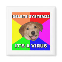 Advice Dog says: Delete the Virus