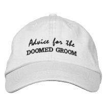 Advice for the Doomed Groom Autograph Hat