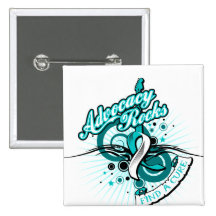 Advocacy Rocks Cervical Cancer Buttons