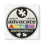Advocate Autism Awareness Refrigerator Magnets