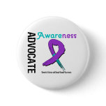 Advocate Awareness Grunge Ribbon Domestic Violence