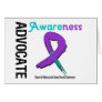 Advocate Awareness Grunge Ribbon Domestic Violence