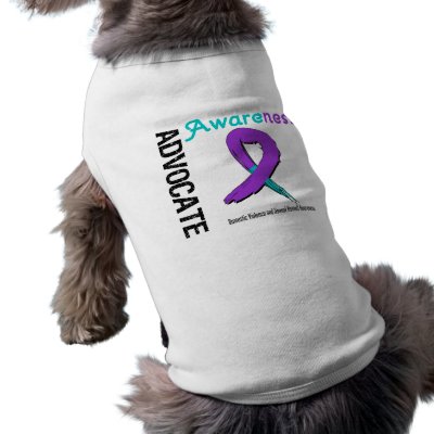 Advocate Awareness Grunge Ribbon Domestic Violence by giftsforawareness