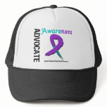 Advocate Awareness Grunge Ribbon Domestic Violence