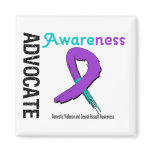 Advocate Awareness Grunge Ribbon Domestic Violence