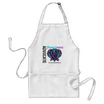 Advocate Awareness Mosaic Heart Domestic Violence Aprons
