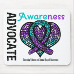 Advocate Awareness Mosaic Heart Domestic Violence