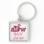 ADW small square keychain