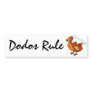 AE- Dodos Rule Bumper Sticker