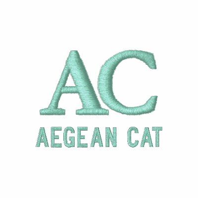 Aegean Cat Monogram Embroidered Shirt by FCACshelter