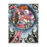 Aelita and Jax - Witch and Cat Postcard