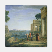 Aeneas and Dido in Carthage, 1675 Fridge Magnet