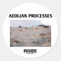 Aeolian Processes Inside (Rocky Landscape) Stickers