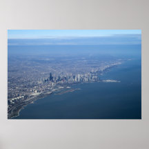 Aerial Chicago Print