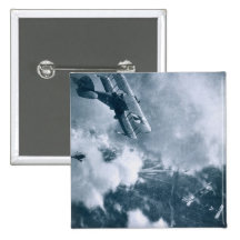 Aerial Combat on the Western Front, World War One, Pinback Buttons