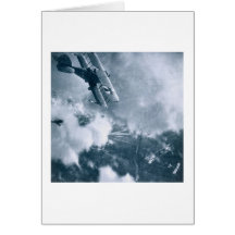 Aerial Combat on the Western Front, World War One, Greeting Cards