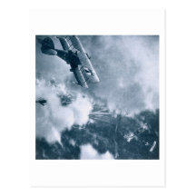 Aerial Combat on the Western Front, World War One, Postcard