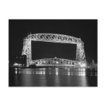 Aerial Lift Bridge Black & White photo Postcards
