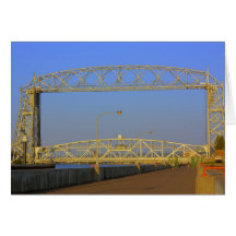 Aerial Lift Bridge from North Pier Cards
